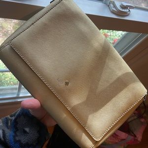 Kate spade Charlotte street Alek leather crossbody gold